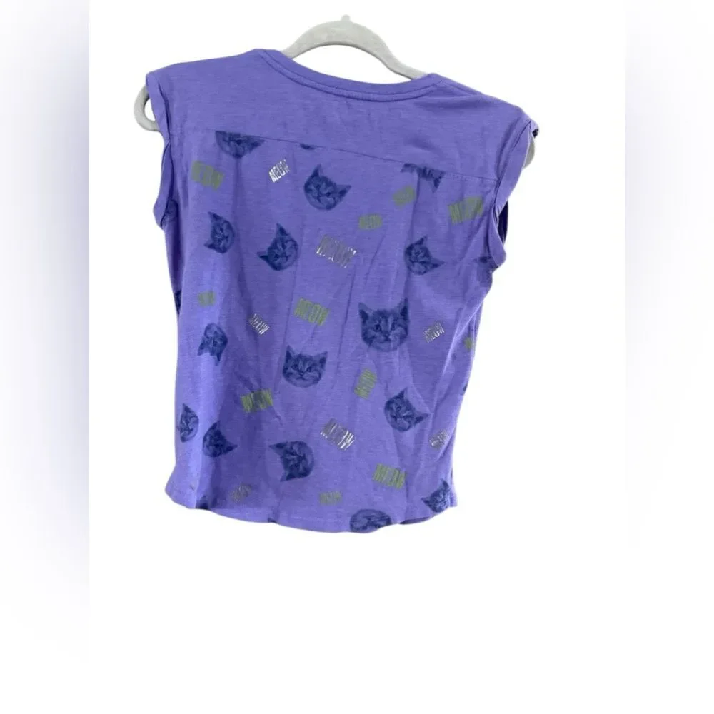 Mudd Girls Top Size 12 Purple Short Sleeve